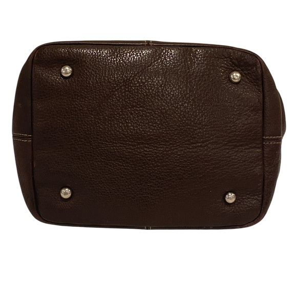 Tignanello Leather Handbag & Wallet Set chocolate Brown  NWOT - Picture 7 of 16